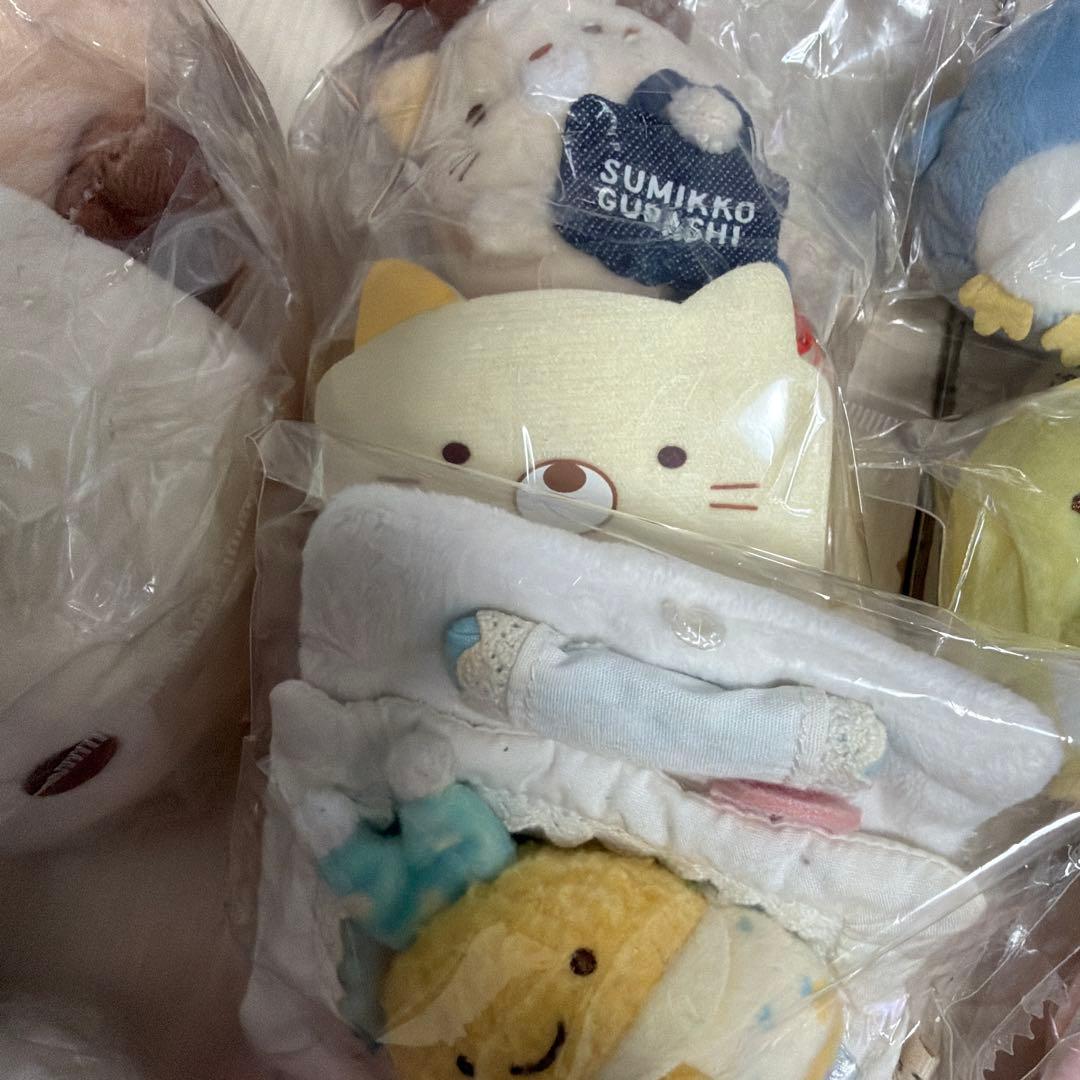 すみっコぐらし　15点　てのりぬいぐるみ　中古