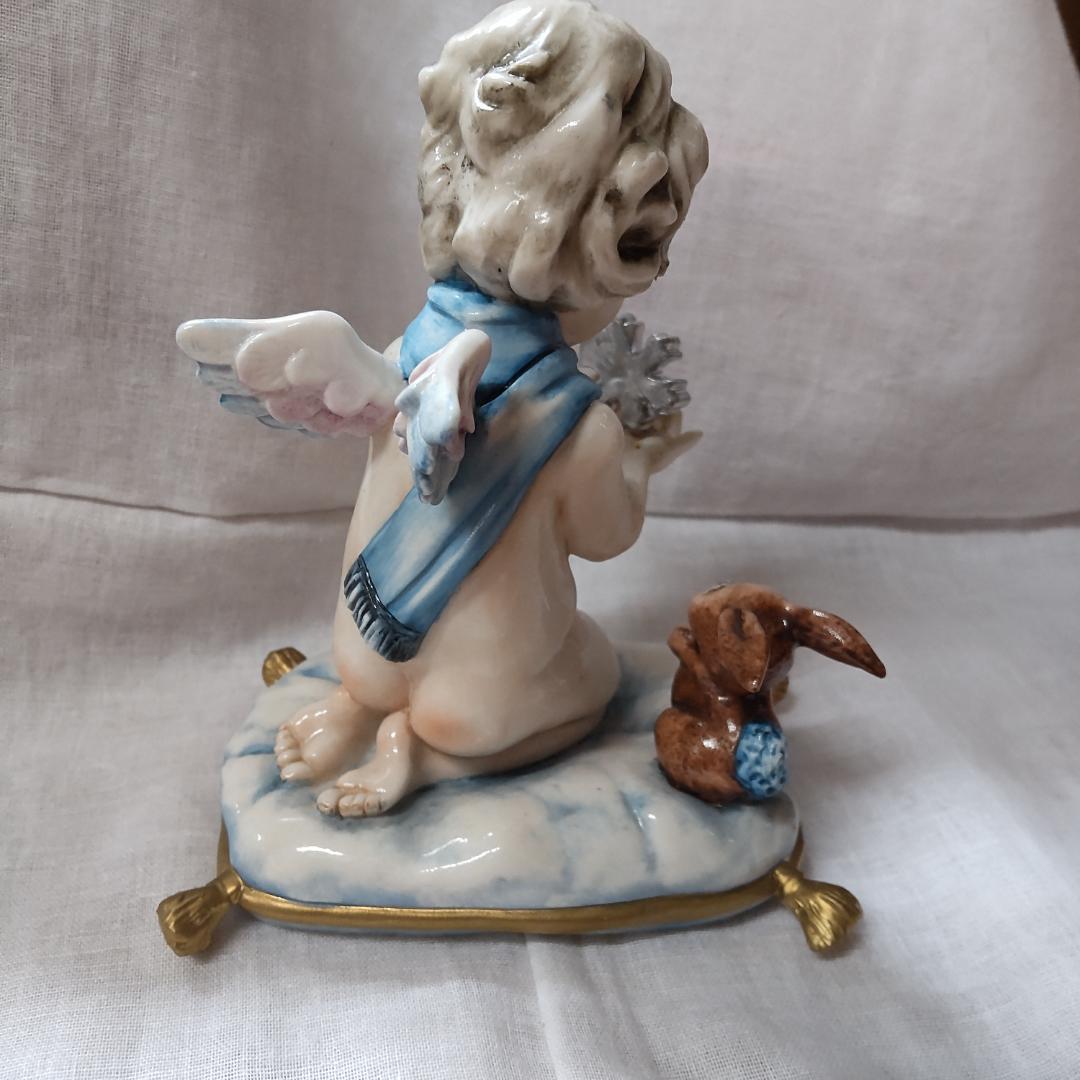 イタリア　エンゼル　飾りもの　置き物　冬