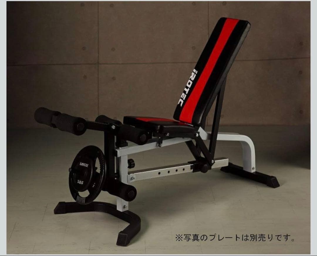iROTEC バーベルラックとフラットベンチセット