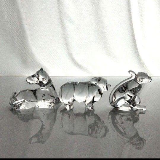 【美品】バカラ　干支の置物 十二支セット　クリスタルガラス 　12点セット　B