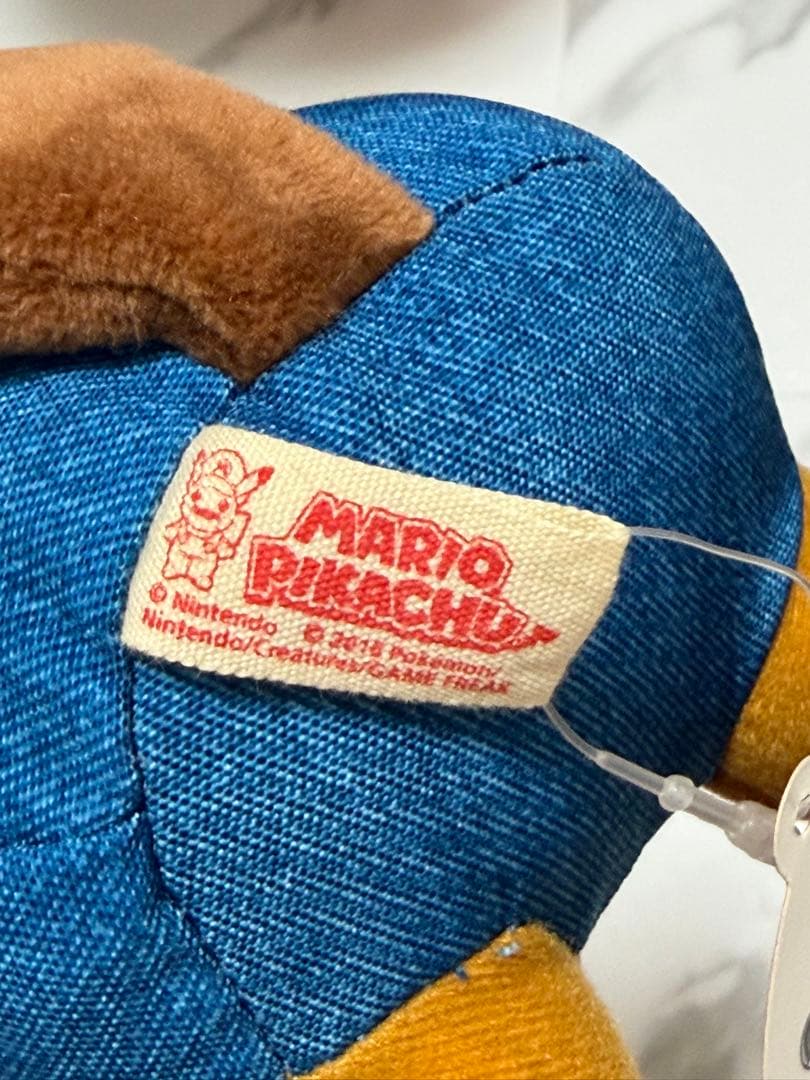 た*ー様 マリオピカチュウ ぬいぐるみ　マリオ　ポケモン タグ付き
