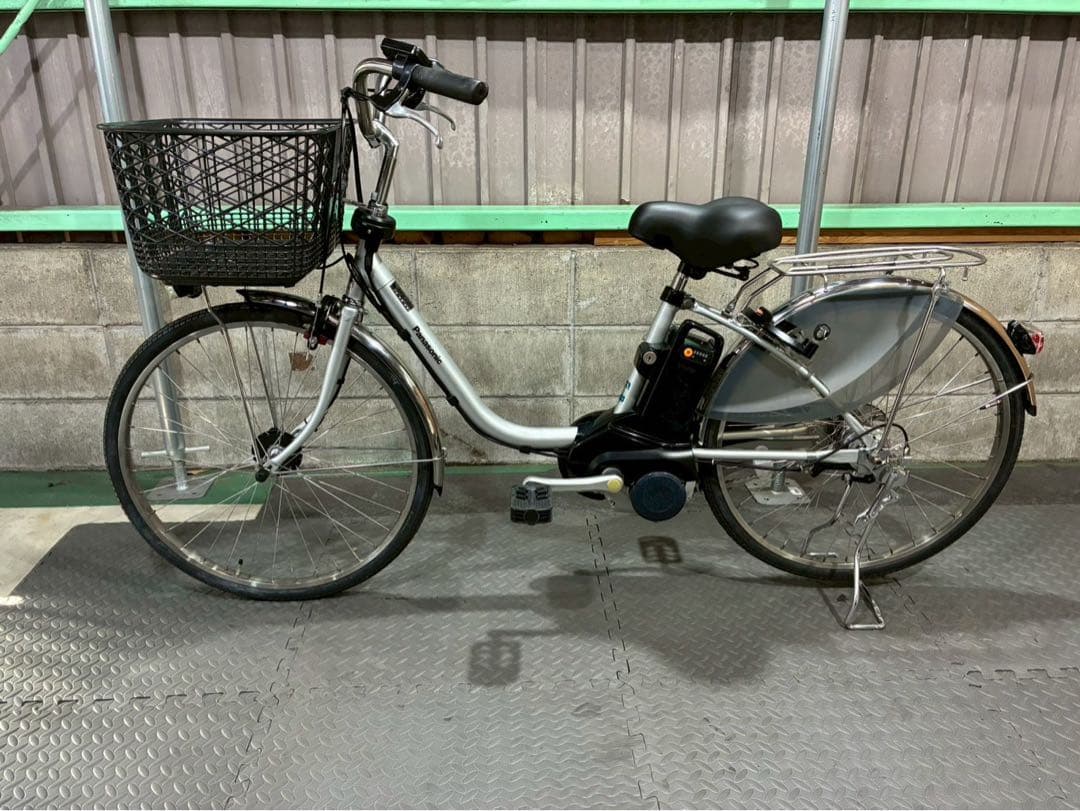 №8565 電動自転車パナソニック ビビDX 24インチ✨大容量バッテリー✨