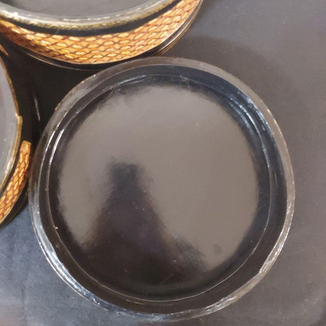 【超希少】竹　3段　漆塗　中国　骨董品　アンティーク