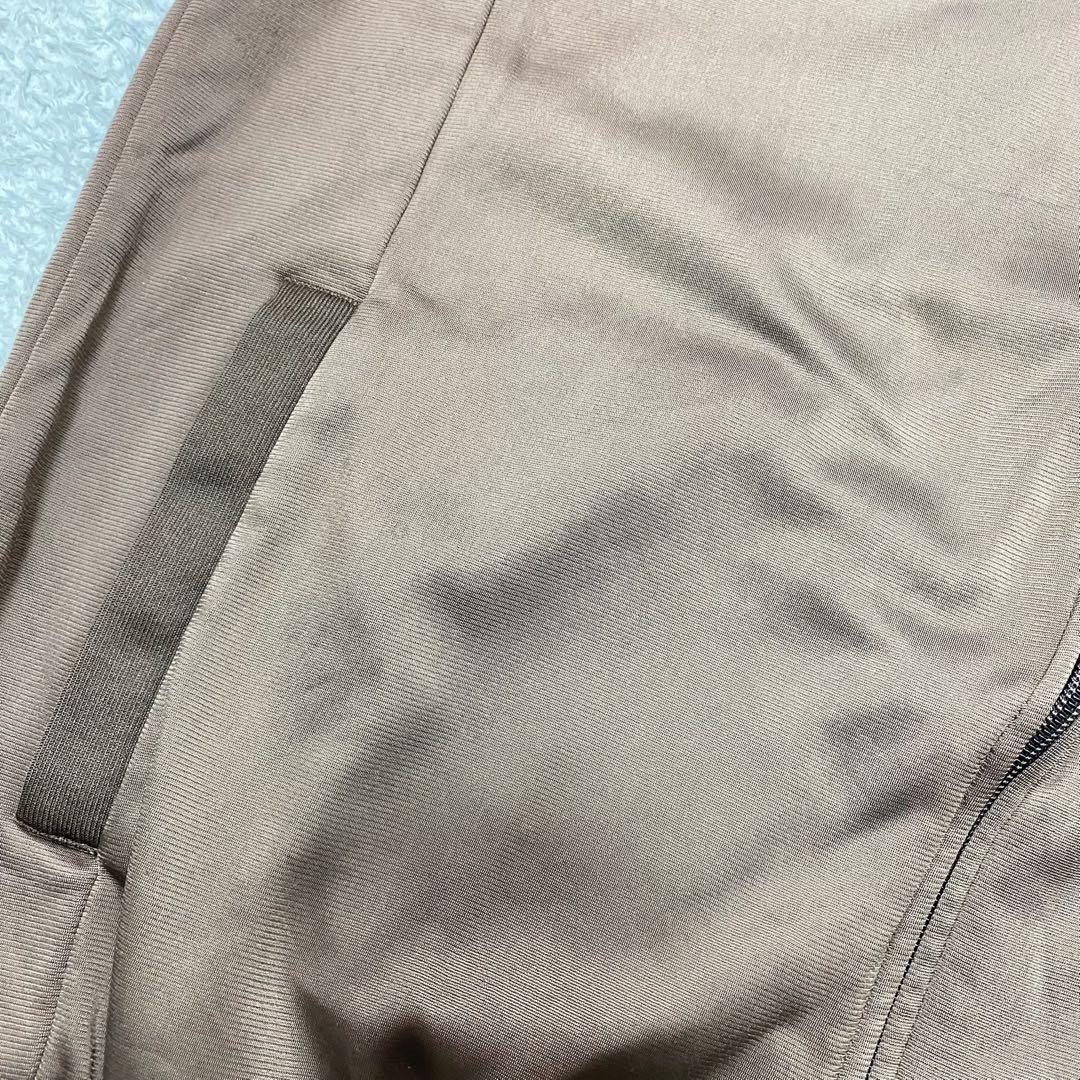 adidas jersey jog suit ブラウン トラックジャケット