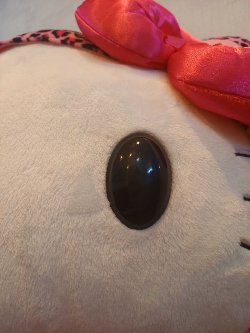 希少　ハローキティ　ぬいぐるみ　2008年　ヒョウ柄　ピンク　特大　2L　新品