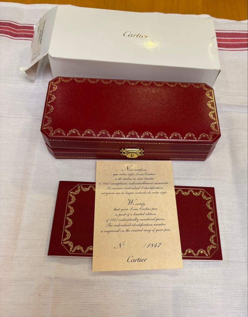 Cartier 限定ボールペン ネイビー 1847本