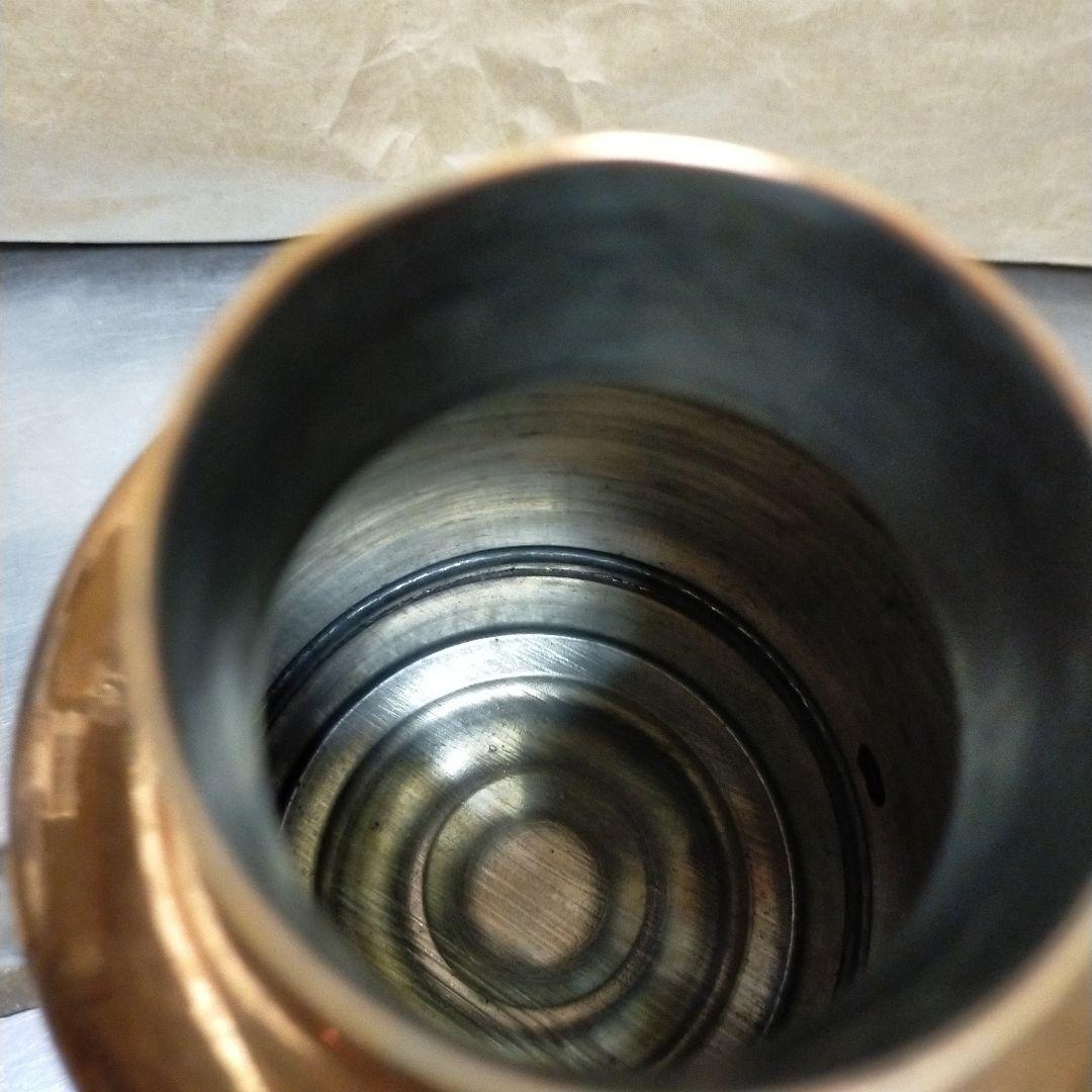 ヴィンテージ 銅製オイル缶　イタリア 大、小セット　オリーブオイル入れ