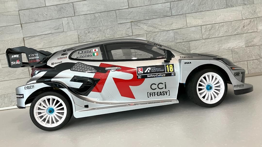 【Yoshi】タミヤRCボディ ヤリス WRC2025 ギリシャ 勝田選手