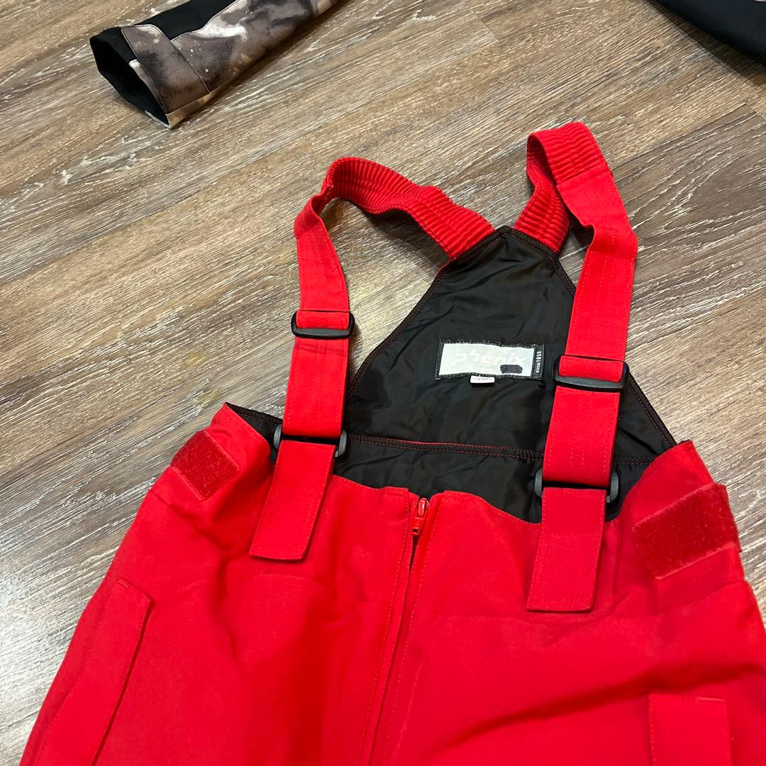 スキーウェア　男の子　150 フェニックス　美品 赤　グレー　黒