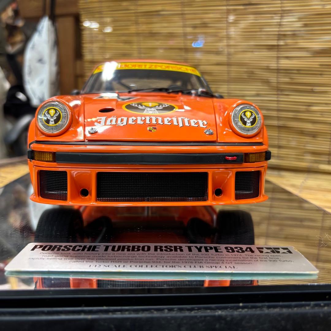 ポルシェターボ RSR 934イエガーマイスター １／12 タミヤ40×21cm