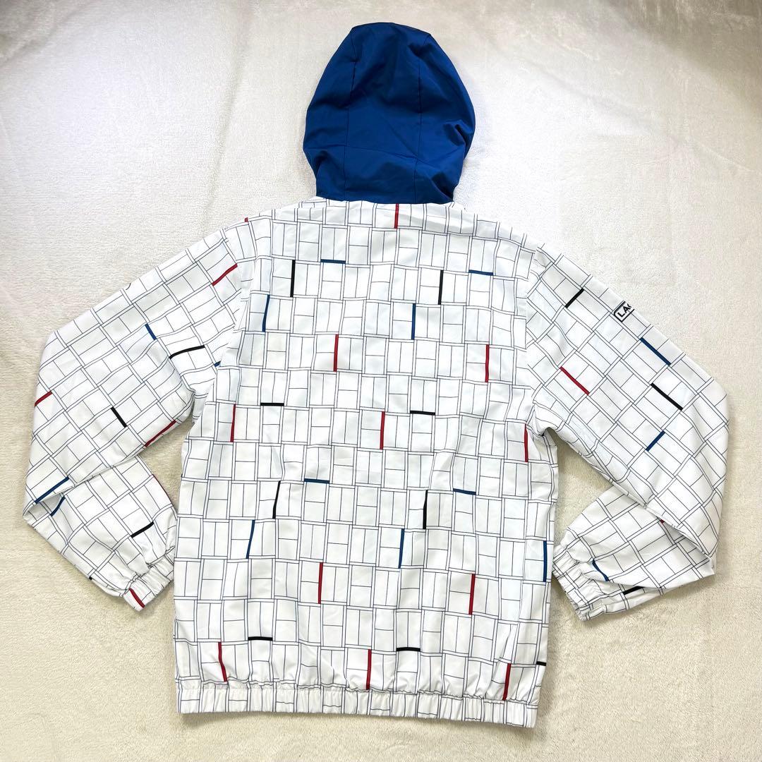 未使用‼️LACOSTE 幾何学模様 フードジャケットパンツ 上下セットアップ L