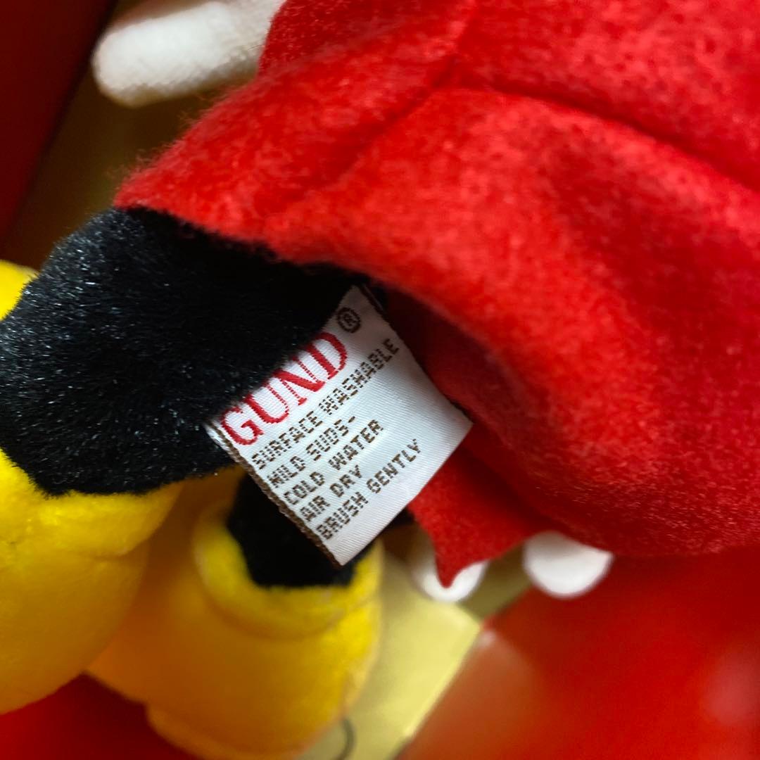 ヴィンテージ　ミッキーミニー　GUND ぬいぐるみ 箱入 ビッグサイズ