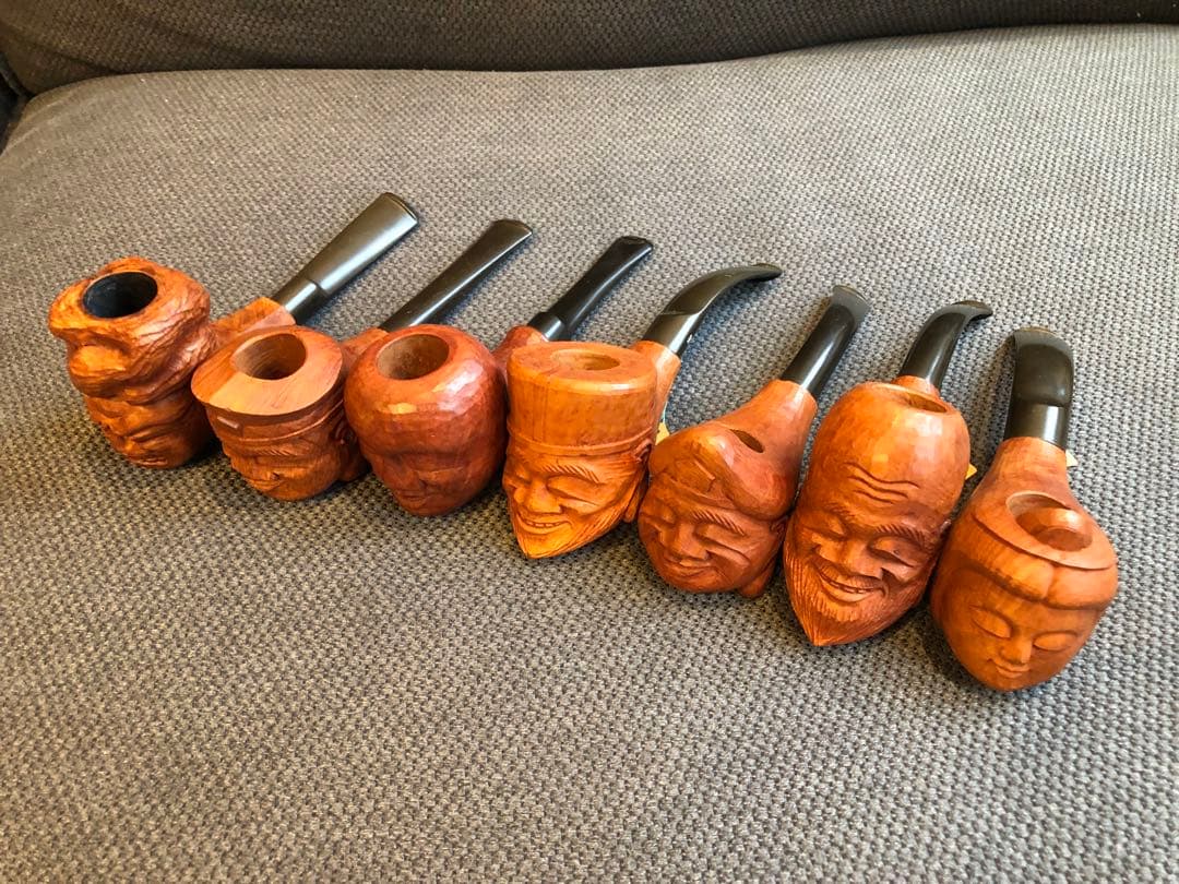 七福神  木製工芸品パイプ