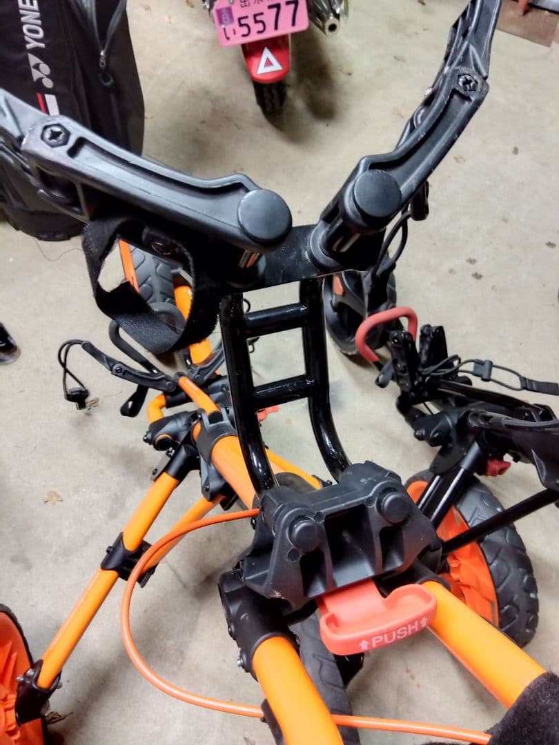 clicgear3.5＋ ゴルフカート オレンジ　クリックギア