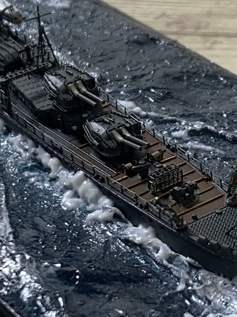 ハセガワ1/700駆逐艦夕雲　完成品