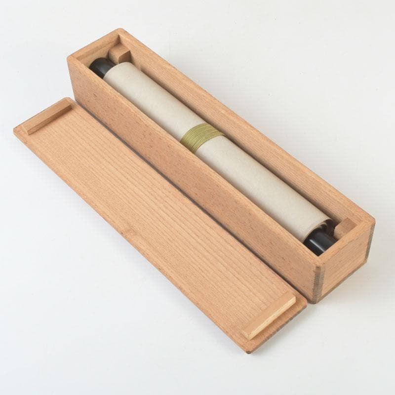 掛軸　前大徳　方谷浩明筆　時代箱　C　9793A