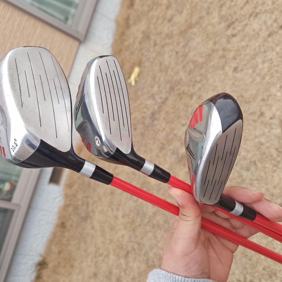 ARNOLD PALMER キャディバッグ アイアンセット付き　フレックスS