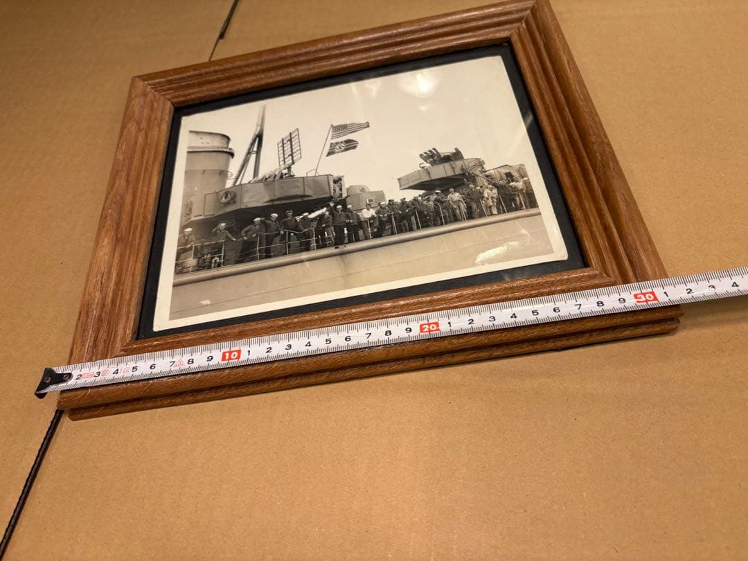 ビンテージ　フォト　写真　40s US NAVY フレーム付き
