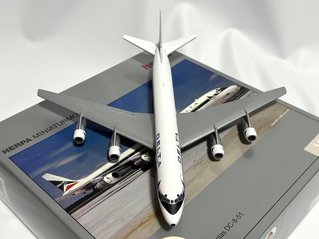 Herpa 1/200 ダグラス DC-8-51 デルタ航空 ダイキャストモデル