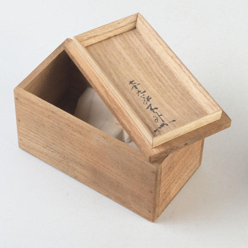 茶道具　竹蓋置　一双　在銘　共箱　V　9866