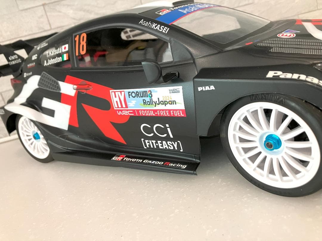 【any4382538w478b】タミヤRCボディ　ヤリス　WRC2024