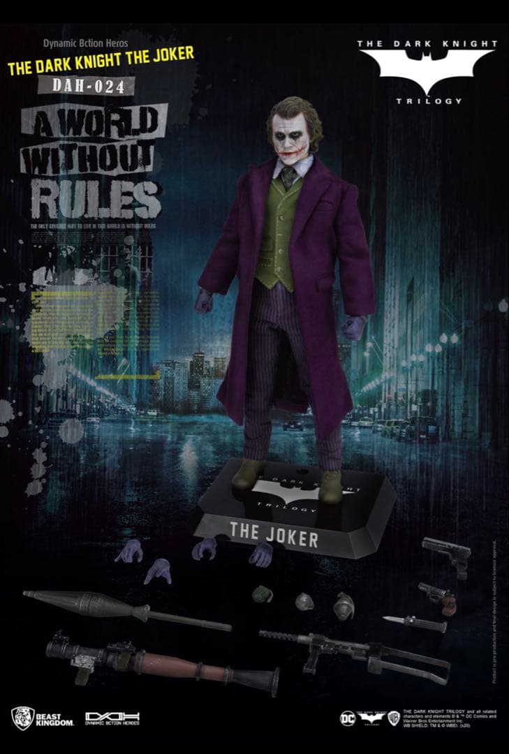 新品ビーストキングダム ジョーカー &バットマンJokerダークナイトフィギュア