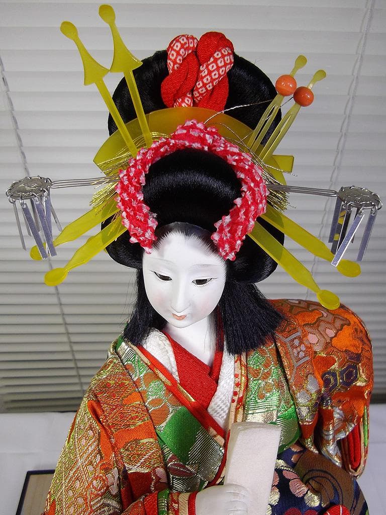 高さ55cm 日本人形 花魁人形 おいらん 玉眼入り