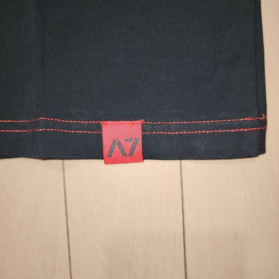 A7 BAR GRIP Tシャツ 黒×赤 Lサイズ