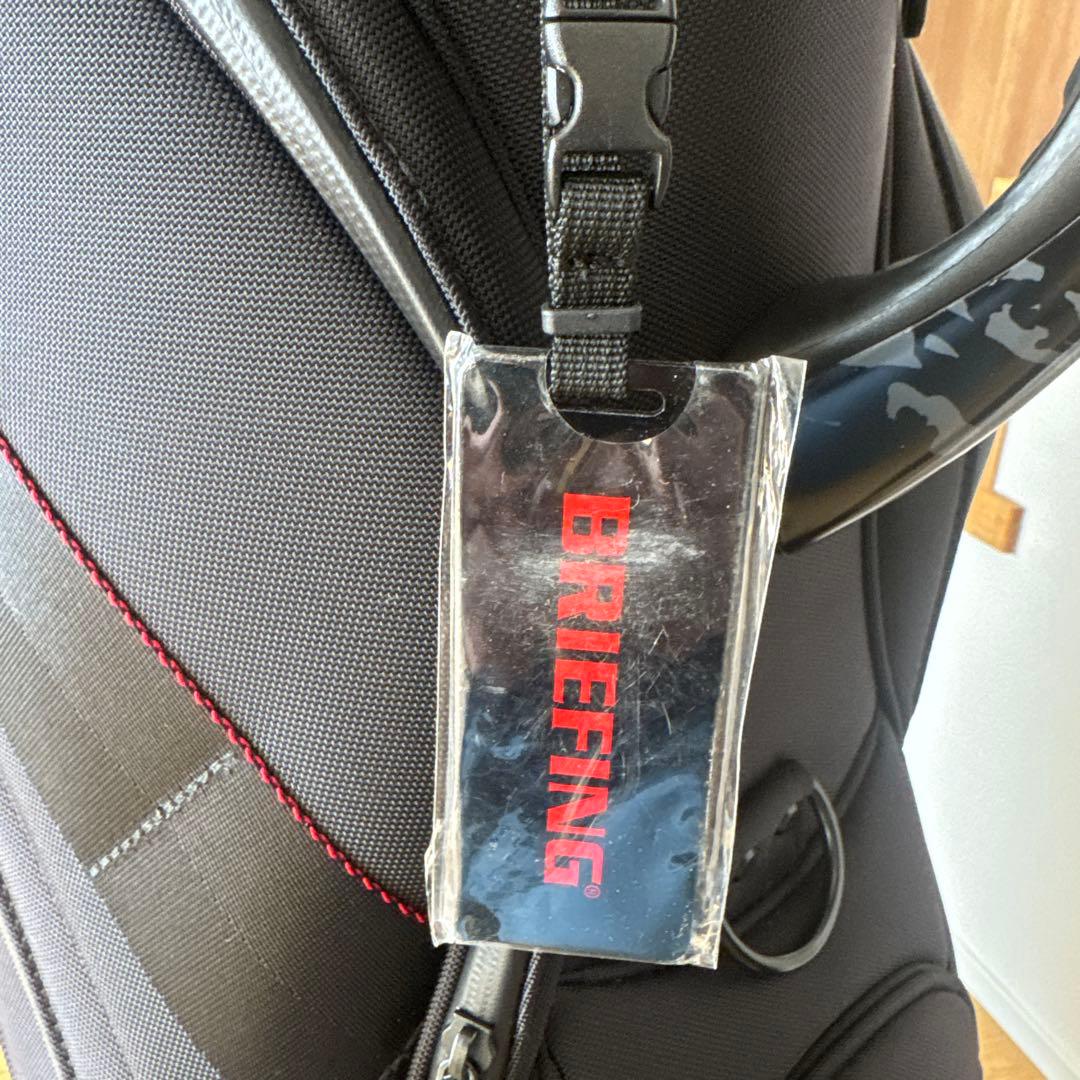 BRIEFING CR-3 #2ゴルフバッグ ブラック アイアンヘッドカバー付き