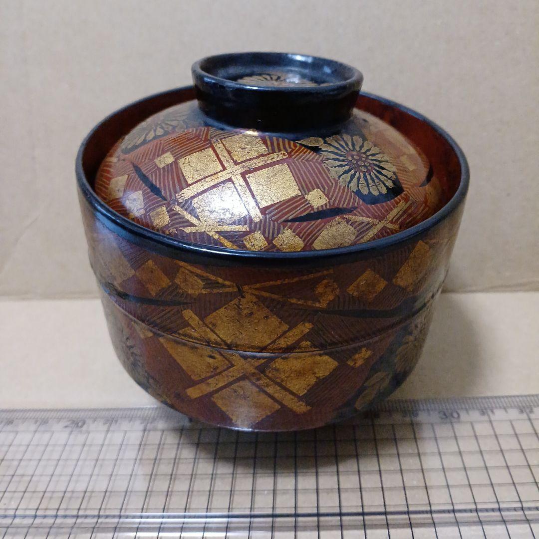 江戸時代の秀衝塗　椀