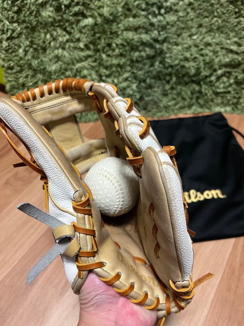 Wilson A2000 H12 硬式グラブ ホワイトSS×キャメル
