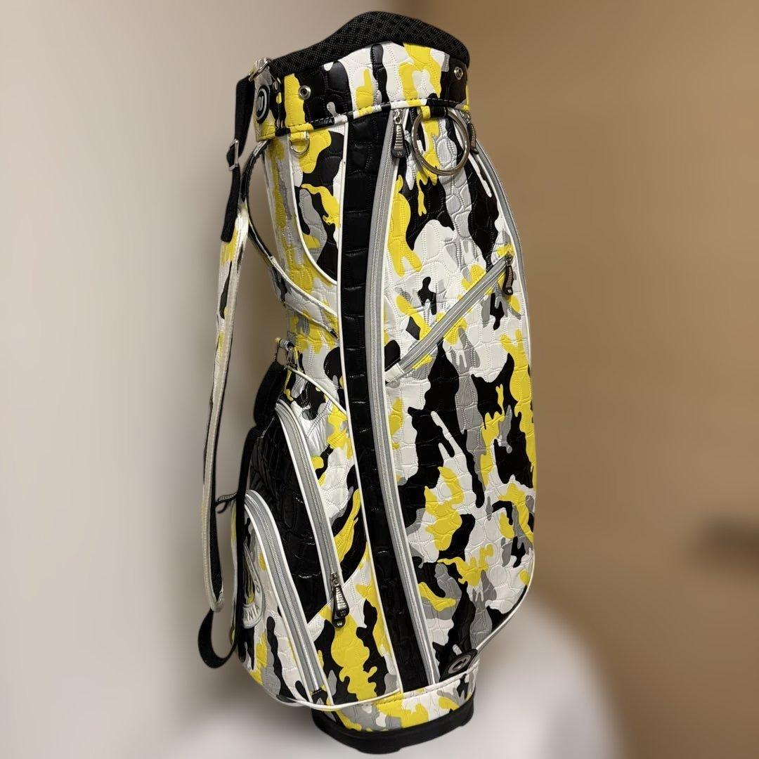 キャディバッグOUUL（オウル）ウェイカートバッグ（イエロー×ブラック）