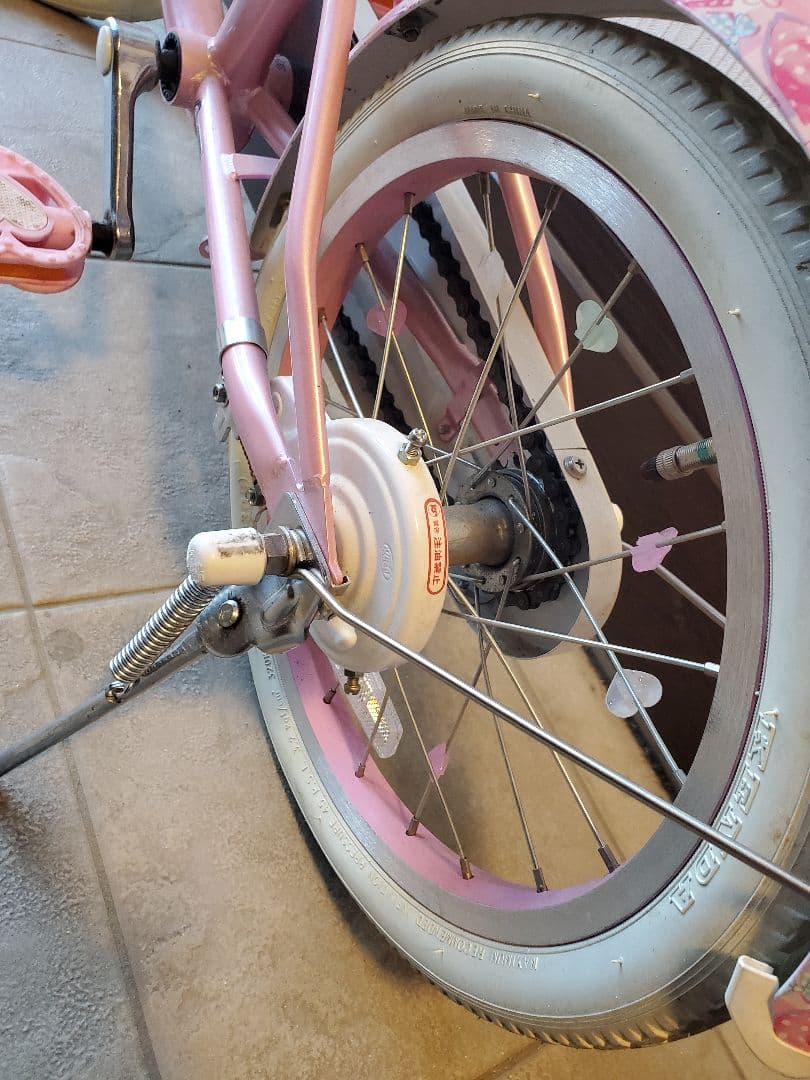 【引き取り限定】メゾピアノ　子供用自転車 　16インチ　アサヒ限定　ピンク