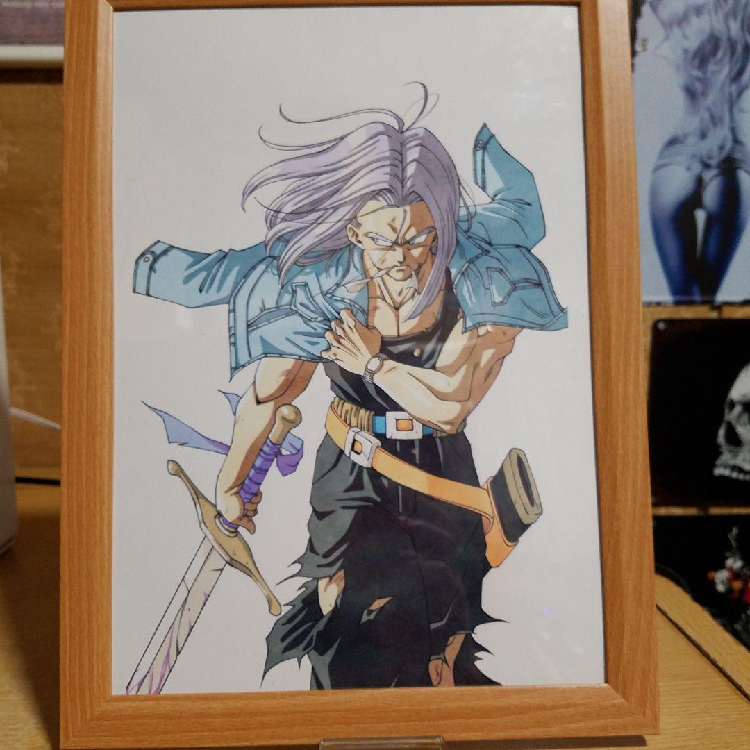 トランクス青年期ＰＳＡ１０&トランクス額入りイラストセット