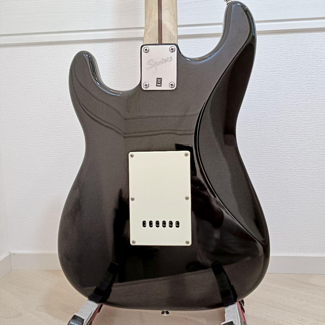 【メンテ済】Squier ストラトキャスター エレキギター本体 ブラック