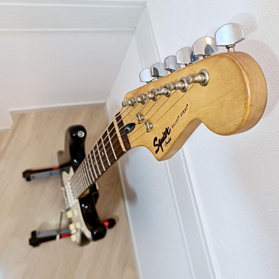 【メンテ済】Squier ストラトキャスター エレキギター本体 ブラック