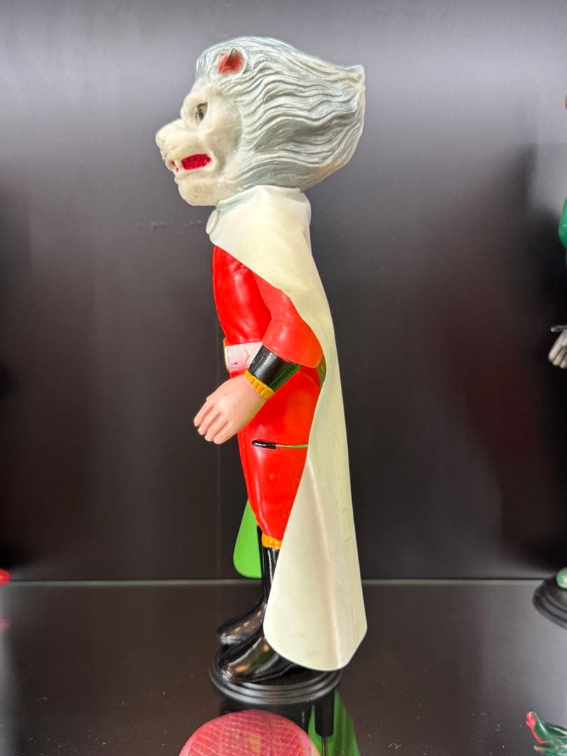 【当時物】怪傑ライオン丸 無版権 パチソフビ