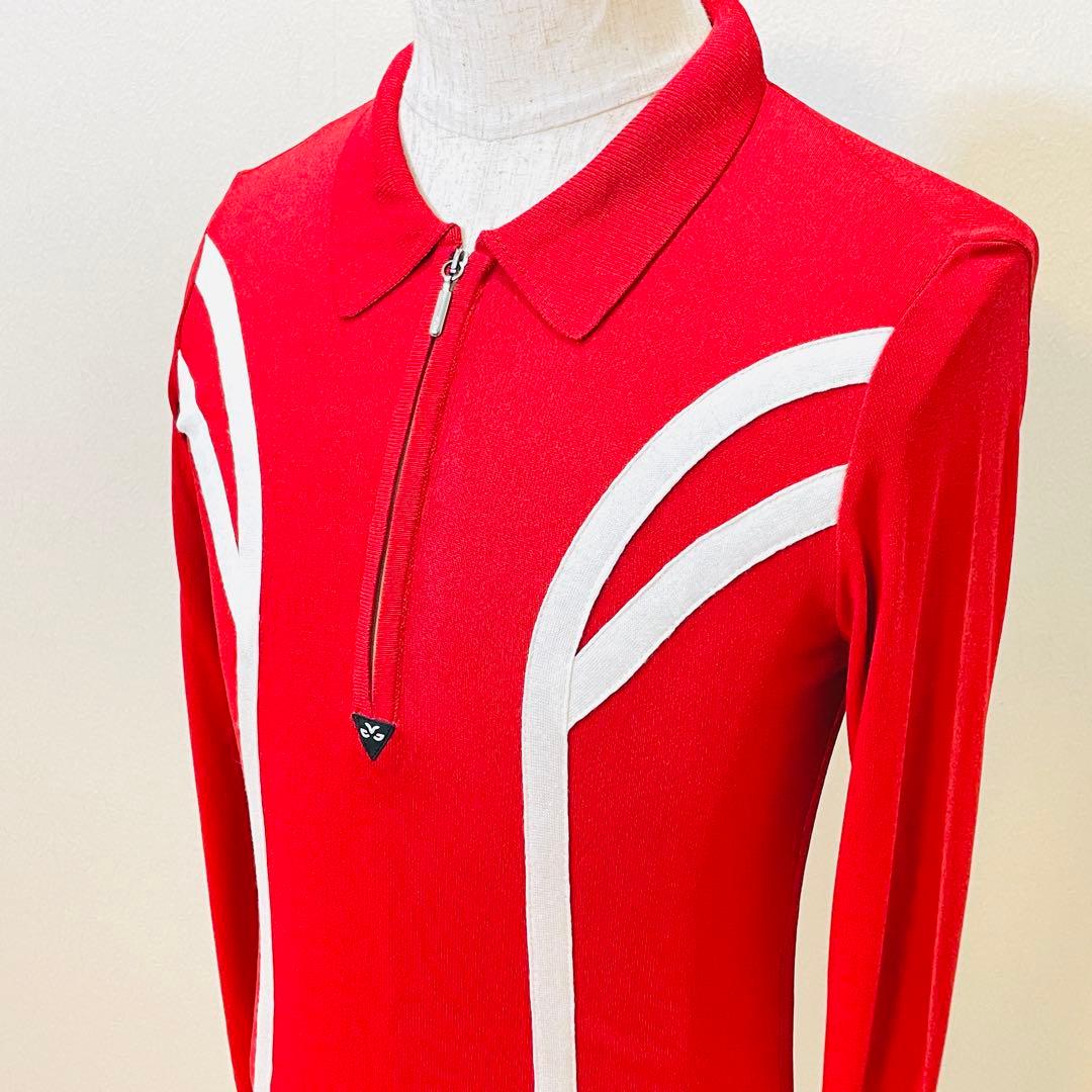 即完売レア ワルターゲニューイン ゴルフウェア XS 美品 イタリア製ニット