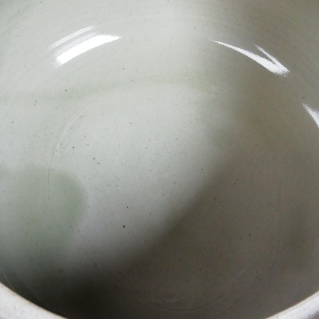 Ｗ６７　水指　『即中斎好　萬古捻梅』『福森比路志 造』　共箱　茶道具