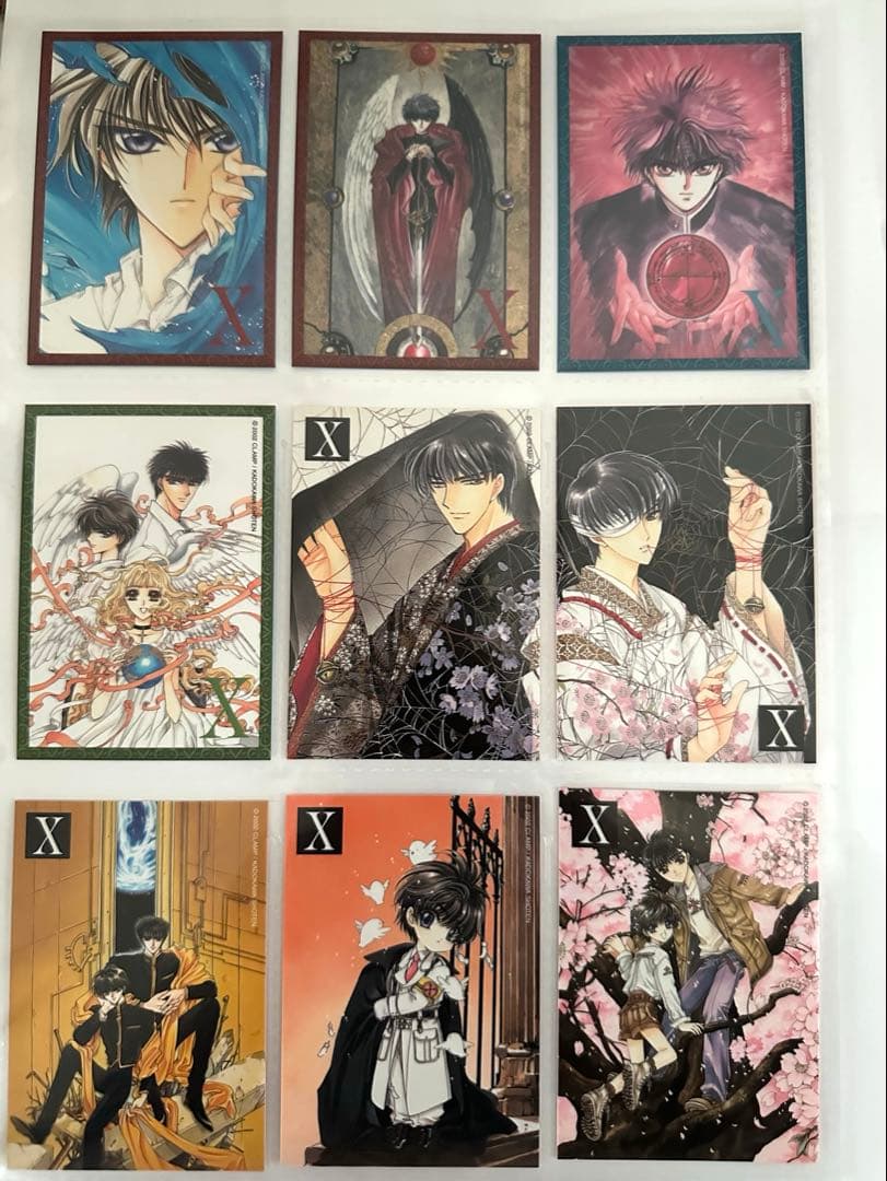 CLAMP X トレカ　まとめ売り80枚　カードホルダー付き