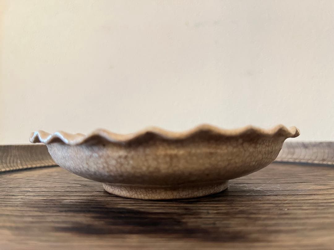 御深井焼 輪花皿【13cm】