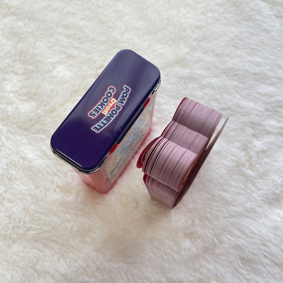 激レア 平成レトロ 当時物 POM PONETTE ダイカット メモ 缶ケース