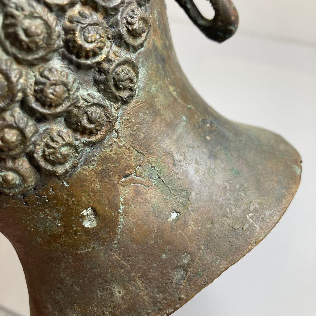 古銅　チベット仏　仏頭　2773g トヒサ　東さ7-0331①